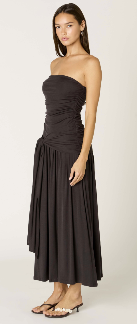 Sevilla Strapless Midi Dress by NIA