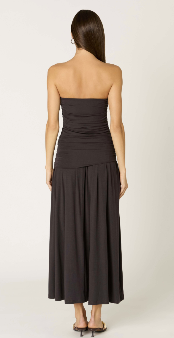 Sevilla Strapless Midi Dress by NIA