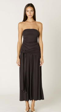 Sevilla Strapless Midi Dress by NIA
