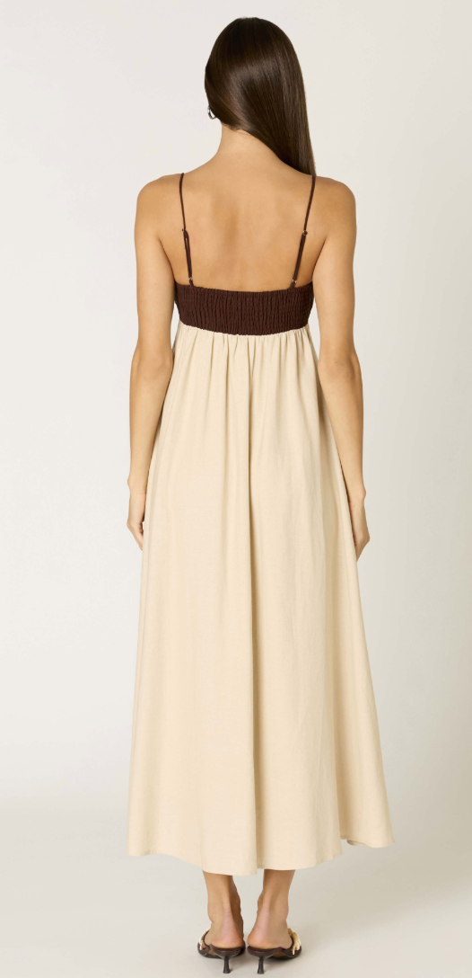 Two Tone Midi Dress by NIA
