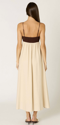 Two Tone Midi Dress by NIA