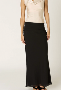 Black Maxi Skirt by NIA