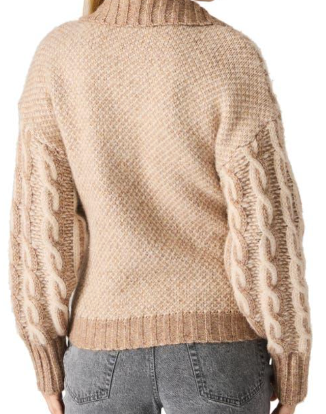 Michaella Cable Knit Cardigan by Steve Madden