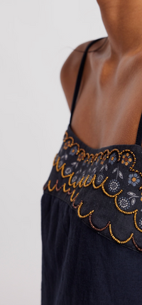 Sunspell Blue Embellished Mini Dress by Free People