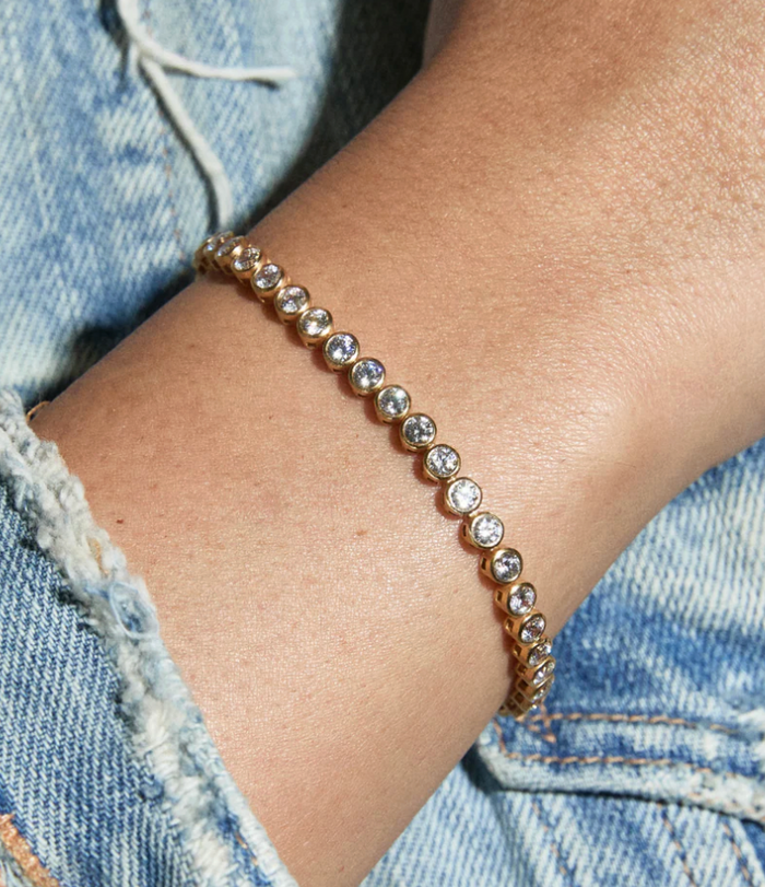 Bezel Tennis Bracelet by HART