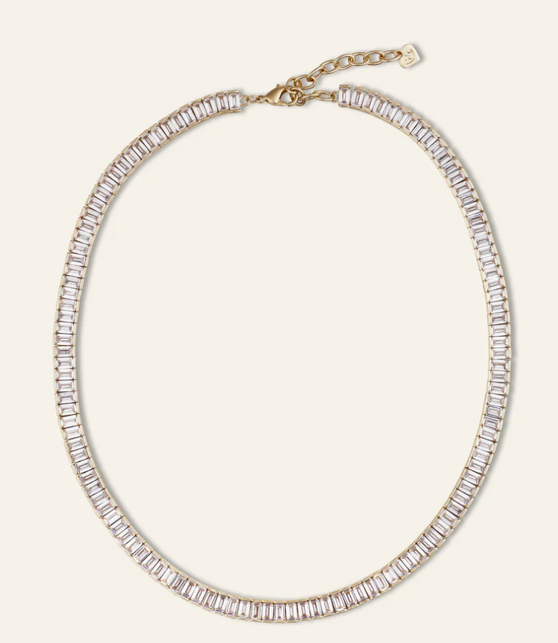 Baguette Tennis Necklace by HART