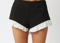 Ruffled Mini Shorts
