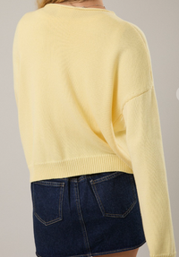 Button Down Cardigan Sweater Top