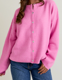 Button Down Sweater Top