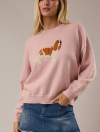 King Charles Spaniel Graphic Sweater