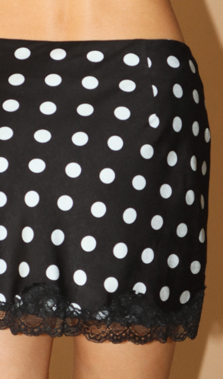 Polka Dot Mini Skirt