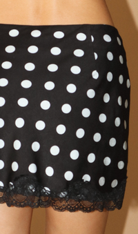 Polka Dot Mini Skirt
