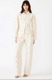 Eyelet Button Down Jacket by Steve Madden