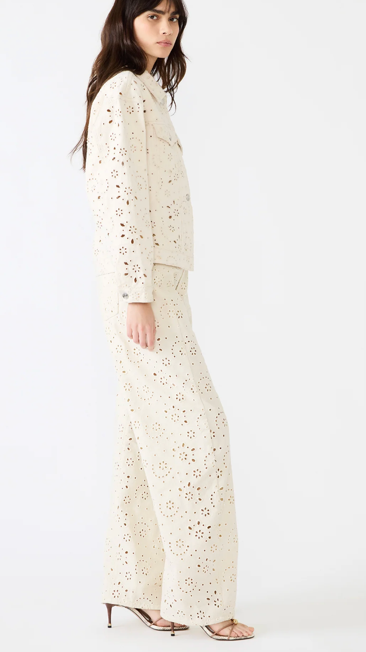 Eyelet Button Down Jacket by Steve Madden