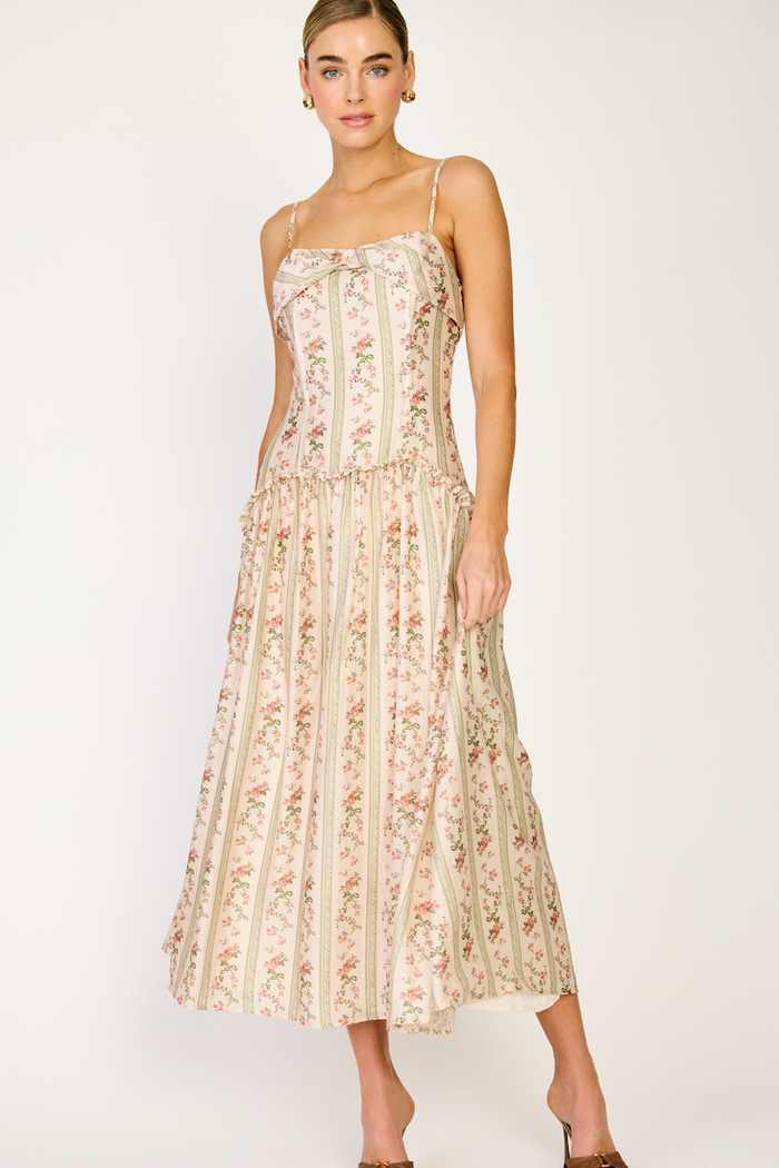 Flowy Floral Dress by Line & Dot