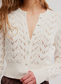 Long Sleeve Button Down Sweater by Free People