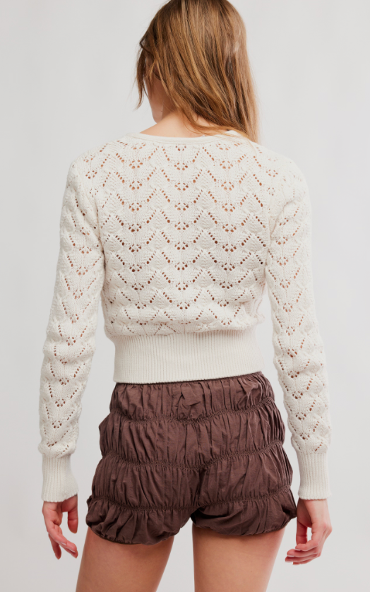 Long Sleeve Button Down Sweater by Free People