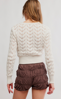 Long Sleeve Button Down Sweater by Free People