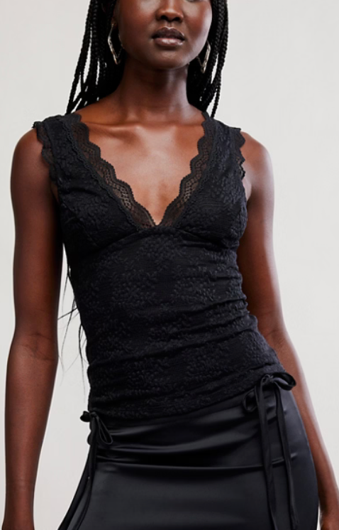 Loved You First Lace Top by Free People in White or Black