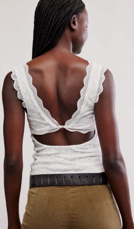 Loved You First Lace Top by Free People in White or Black