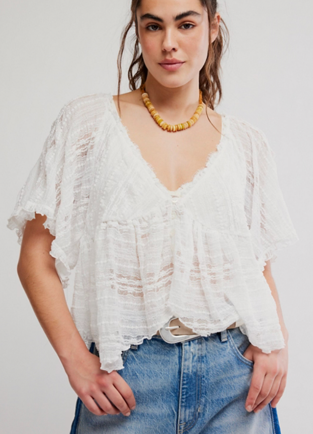 In Your Dreams Lace Top by Free People