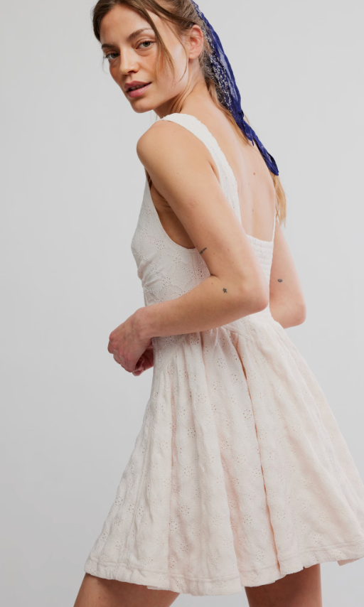 Ivory Eyelet Dress by Free People