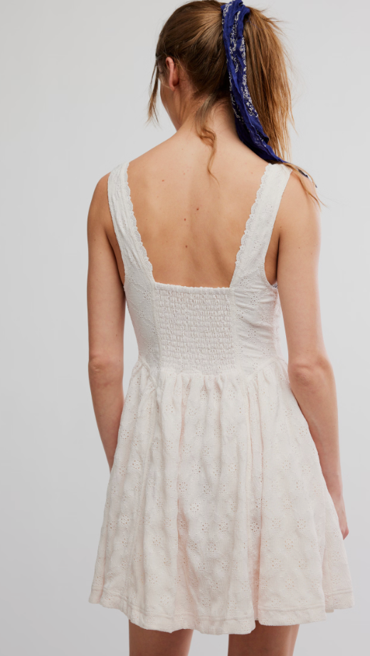 Ivory Eyelet Dress by Free People