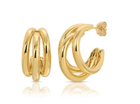 Lil Bia Hoop Earrings by Jurate
