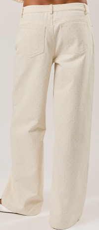 Low rise Polka Dot Pants