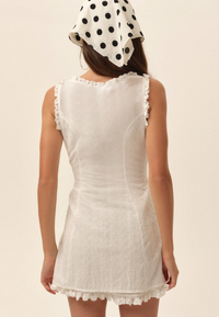Susie Eyelet Mini Dress by For Love and Lemons