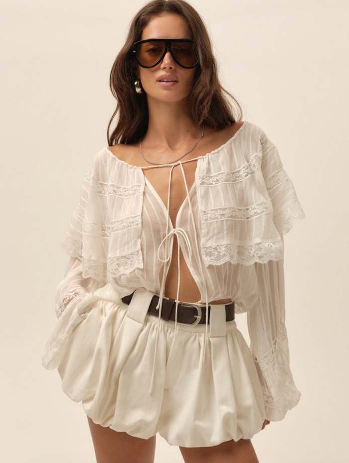 Horizon Blouse Top by For Love and Lemons