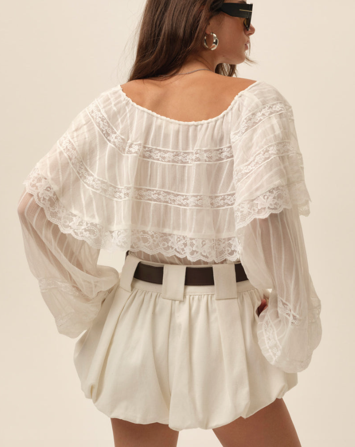 Horizon Blouse Top by For Love and Lemons