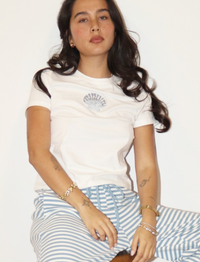 Shell Embroirdered Top
