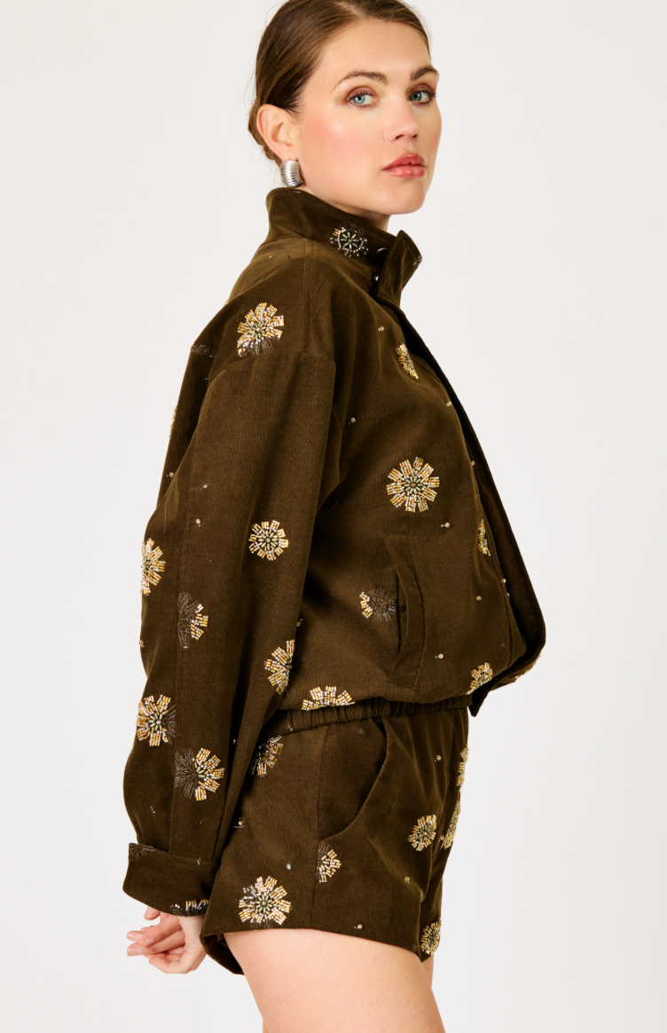 Harrison Embellished Jacket by Line and Dot