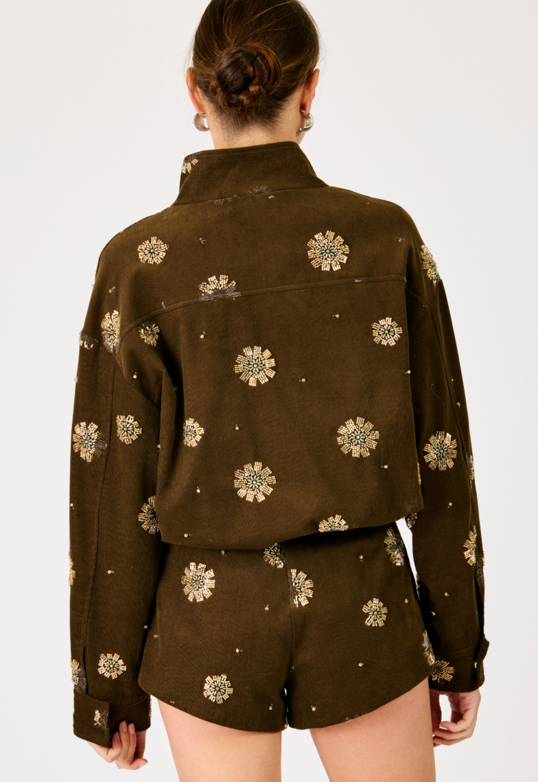 Harrison Embellished Jacket by Line and Dot