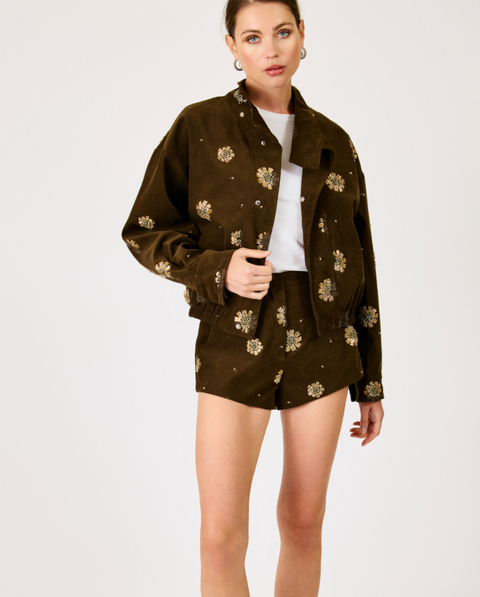 Harrison Embellished Jacket by Line and Dot