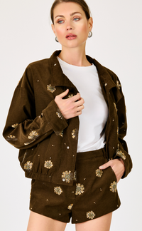 Harrison Embellished Jacket by Line and Dot