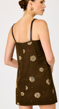 Harrison Embellished Mini Dress by Line and Dot