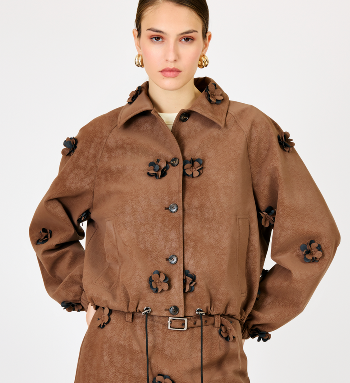 Vegan Leather Jacket by Line and Dot