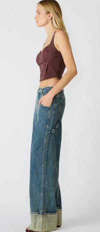 Brown Dixie Knit Top by Steve Madden