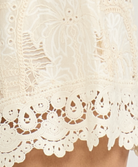 Crochet Lace shorts by Lucy Paris