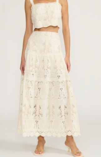 Tiered Maxi Skirt by Lucy Paris