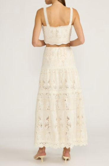 Tiered Maxi Skirt by Lucy Paris