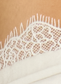Ruched Lace Strapless Top by Lucy Paris
