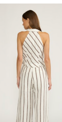 Lola Striped Wrap Top by Lucy Paris