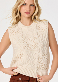 Edlyn Sweater Vest Top by ASTR