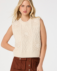Edlyn Sweater Vest Top by ASTR