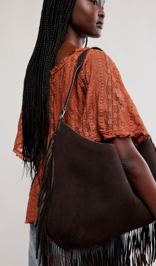 Fringe Suede Bag by Free People