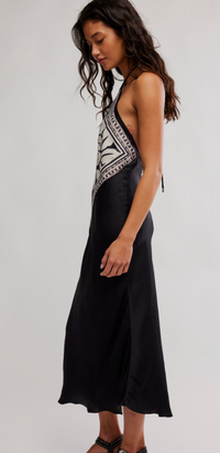 Citrine Black and White Maxi Dress by Free People