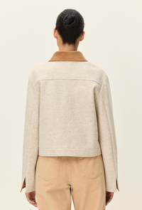 Corduroy Collar Barn Jacket by Elodie